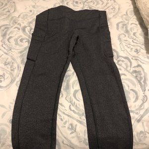 High-waisted warm LuluLemon running pants